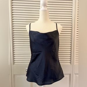 Express Charcoal Satin Top